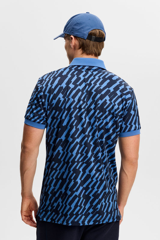 Tour Tech Print Polo / Oak Federal M