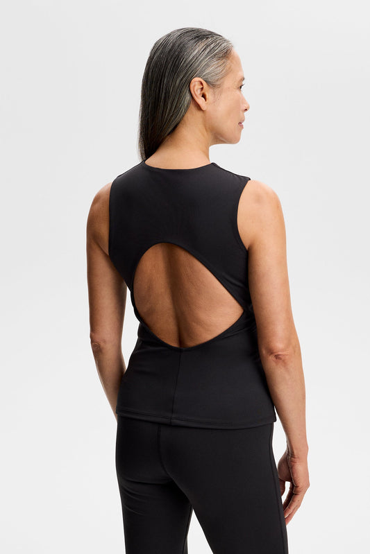 Clarisse Sleeveless Top / Black